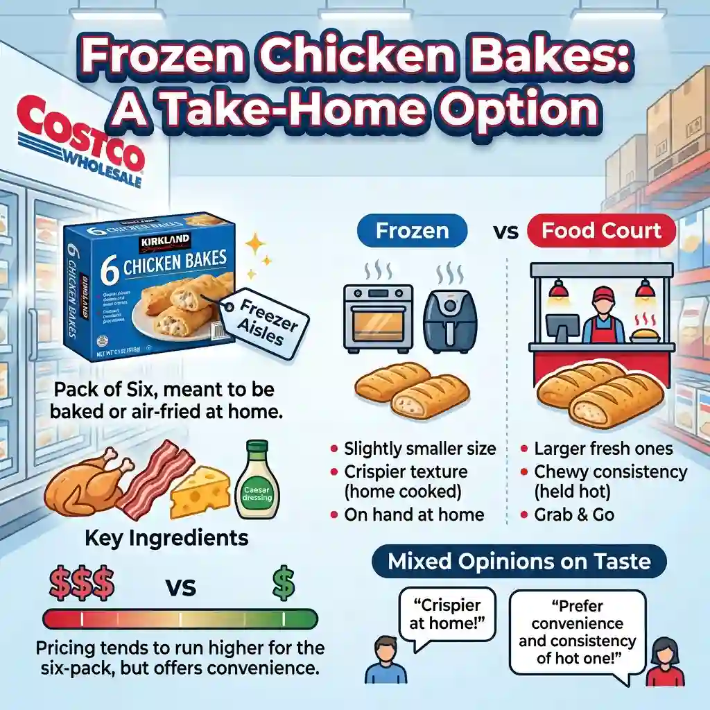 Frozen Costco Chicken Bake comparison