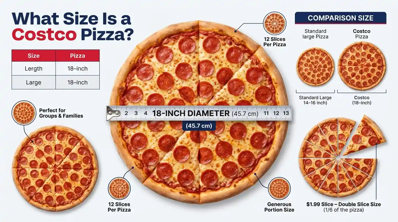 What Size Is a Costco Pizza?